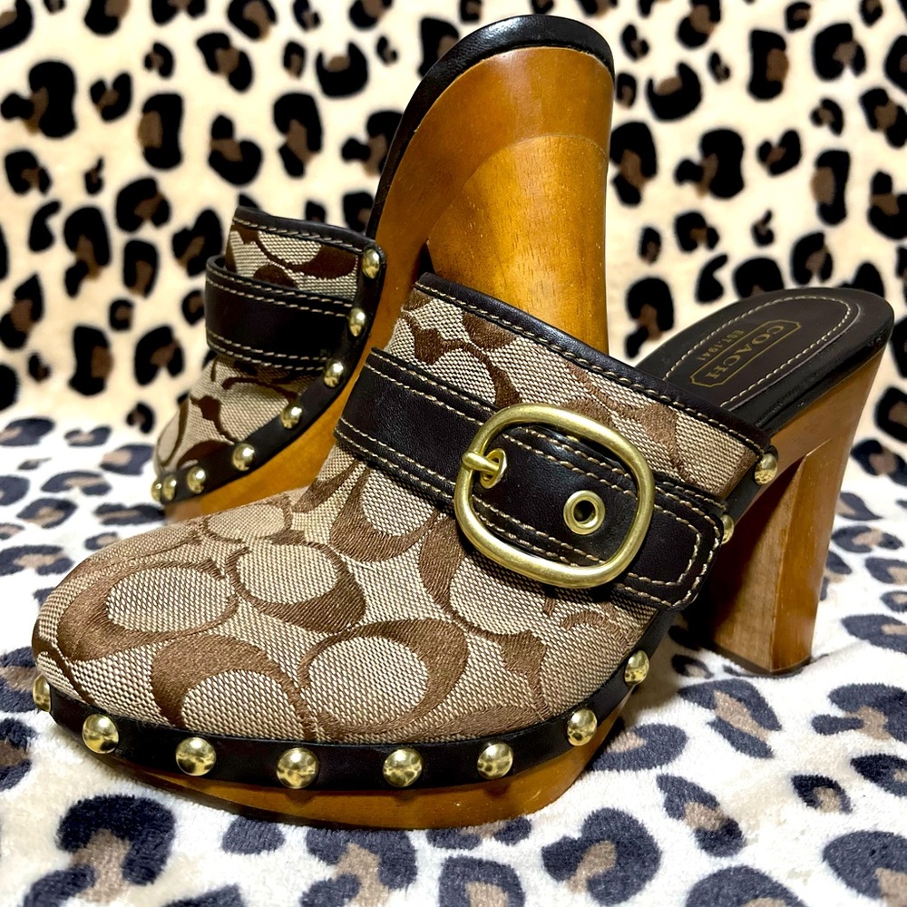 Vintage coach clogs